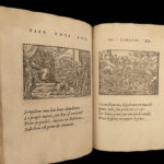 1583 Famed BIBLE Art Emblems Claude Paradin INCREDIBLE Woodcuts Bernard Salomon