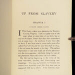 1901 Booker T Washington 1ed Up from Slavery American Poverty KKK Racism