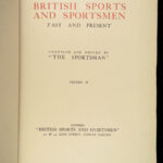 1908 British Sports & Sportsmen Cricket FOX HUNTING Soccer Footballers HUGE 2v