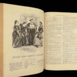 1875 EXQUISITE William Shakespeare Complete Works Knight Gilbert Illustrated 2v