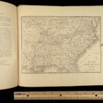 1885 RARE 1ed Civil War Memoirs General Ulysses Grant MAPS 2v Leather Set