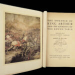 1917 King Arthur 1ed Lancelot Knights Round Table Rackham ART Morte Mallory