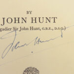 1953 SIGNED 1ed Ascent of EVEREST by John Hunt Himalayas Hillary Mountaineering