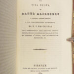 1834 DANTE Convivio The Banquet Monarchia Medieval Poetry Italian 5v Set RARE