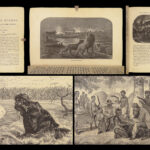 1863 African Hunting 1st ed Big Game Illustrated William Baldwin Travel AFRICA