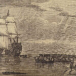 1876 BEAUTIFUL Robinson Crusoe Mariner Defoe Voyages Shipwreck English ART FOLIO