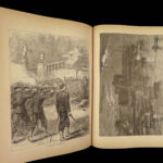 1894 Franco-Prussian WAR France Germany Illustrated Weapons Soldiers Military 2v