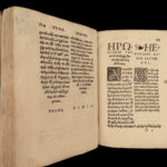 1549 GREEK Herodian Roman Histories Commodus Marcus Aurelias Poliziano RARE