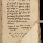 1549 GREEK Herodian Roman Histories Commodus Marcus Aurelias Poliziano RARE