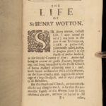 1670 Isaak Walton 1st ed Lives of Donne Wotton Hooker & Herbert English RARE