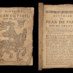 1738 CHAPBOOK Jean de Paris French Charles VIII France SPAIN Troyes CHIVALRY