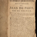 1738 CHAPBOOK Jean de Paris French Charles VIII France SPAIN Troyes CHIVALRY