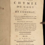 1774 Poncelet Chemistry of Taste Smell ALCOHOL Liquor Beer Wine Chymie Perfume