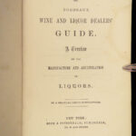 1858 Bordeaux Wine 1ed Liquor Guide American Alcohol Whiskey BEER ALE CIDER