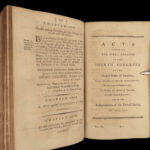 1796 EARLY USA 1st ed Laws of United States America Flag Congress Politics Taxes