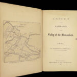 1865 FAMED Civil War General Robert Patterson SIGNED Shenandoah Campaign 1st ed