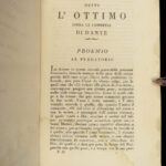 1827 DANTE Divine Comedy PISA Italy Accademia Crusca Inferno Purgatory Italian