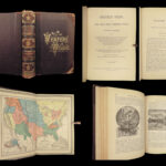 1879 Western Wilds Native American INDIANS Custer Mormonism Brigham Young MAP