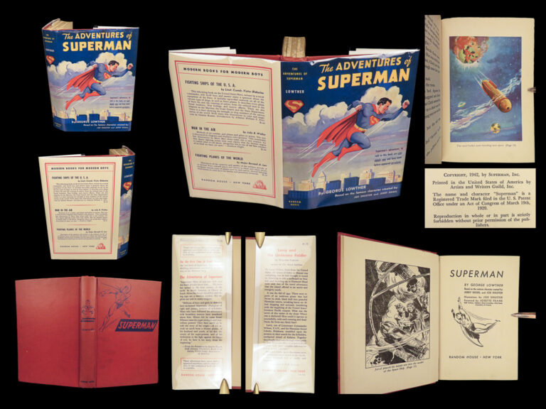 Image of 1942 SUPERMAN 1ed Superhero Graphic Novel DC Comic Lowther Color Illustrated