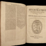 1623 FAMED Notitia Dignitatum ROME Map Wars Egypt Constantinople Panciroli RARE