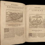 1623 FAMED Notitia Dignitatum ROME Map Wars Egypt Constantinople Panciroli RARE