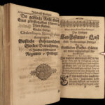 1670 Schubart GERMAN Sermons Catechismus Leipzig Philosophy Physics Catechism
