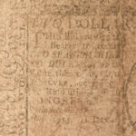 1775 Revolutionary War MONEY 1ed Early American Banknote $2 Bill Dollars Finance