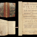 1785 William Wallace Heroic Actions Scotland Scottish Independence Blind Harry