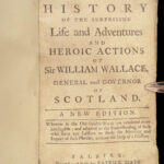 1785 William Wallace Heroic Actions Scotland Scottish Independence Blind Harry