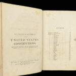 1853 US Constitution America 13 Colonies + Declaration of Independence Articles