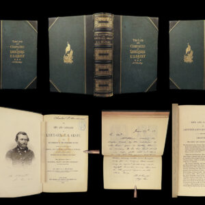1866 BEAUTIFUL General Ulysses S Grant CIVIL WAR Military + Sherman & PROVENANCE