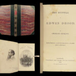 1870 Charles Dickens 1st ed Mystery of Edwin Drood Unfinished Novel Illustrated