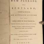 1769 BRITISH Peerage Scotland IRELAND Illustrated Coat-of-ARMS Scottish Heraldry