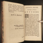 1669 Greek Mythology Boccalini Parnassus Satire Italian Authors Monmouth 2v SET