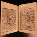 1854 Opium War Japanese Woodblock Print China Qing Ming Sorcery Taiping Shujin