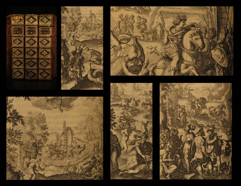 Image of 1670 Ovid Metamorphoses 1ed ILLUSTRATED Myth ROME Mythology Heinsius Commentary