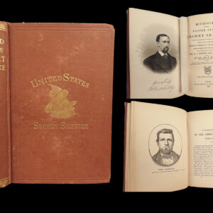 1872 US Secret Service 1ed LAW Enforcement Crime Conspiracy Detective Burnham