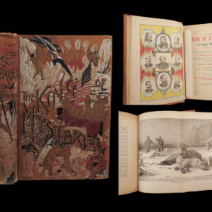 1891 ARCTIC CIRCLE 1ed King of Mysteries Exploration Polar Expedition MAPS
