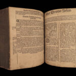 1589 ENORMOUS Martin Luther WITTENBERG Bible German Biblia EXCEEDINGLY RARE