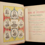 1891 ARCTIC CIRCLE 1ed King of Mysteries Exploration Polar Expedition MAPS