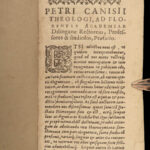 1596 Bible & Letters of Saint Jerome Church History Asceticism Louvain Unicorn