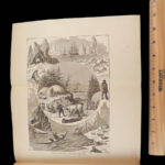 1891 ARCTIC CIRCLE 1ed King of Mysteries Exploration Polar Expedition MAPS