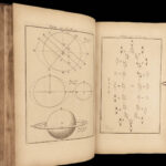 1726 Newton Astronomy Scottish Gregory Illustrated Geometry Kepler Halley Comets