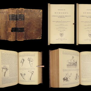 1882 GROSS Anatomy & Surgery System Medicine Pathology Therapy Engraving 2v Set