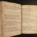 1672 Court Songs & Poems 1ed Poetaster Robert Veel English Charles VIII France