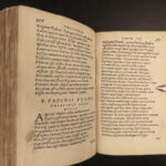 1559 STATIUS Rome Mythology Achilles Thebaid Silva influenced Chaucer & Dante