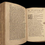 1559 STATIUS Rome Mythology Achilles Thebaid Silva influenced Chaucer & Dante