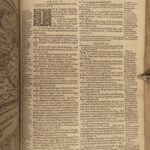 1608 RARE Geneva Breeches BIBLE English Richard Barker COMPLETE London MAPS