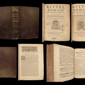 1667 Catholic Ritual EXORCISMS Prayers Chant Excommunication Diocese of Alet