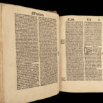 1520 Thomas Aquinas 1ed BIBLE & Commentary Gospel Matthew Catena Aurea Incunable